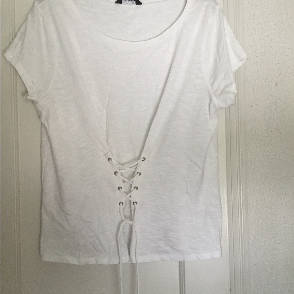 White Project Runway top